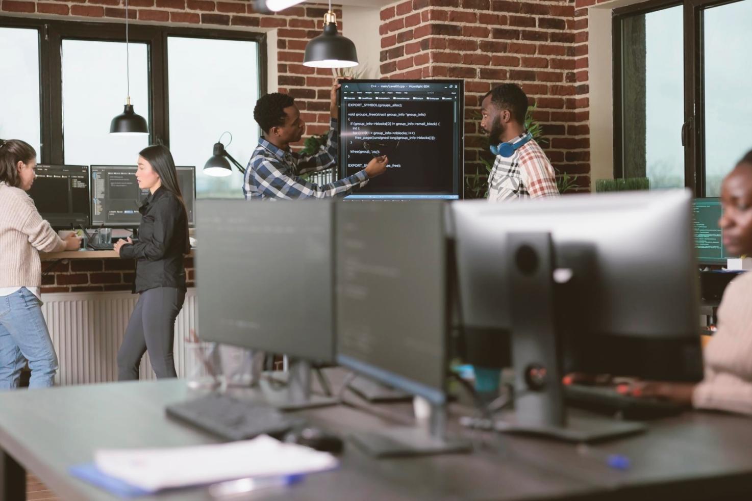 Collaborative workspace with multiple XR development stations